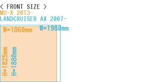 #MU-X 2013- + LANDCRUISER AX 2007-
